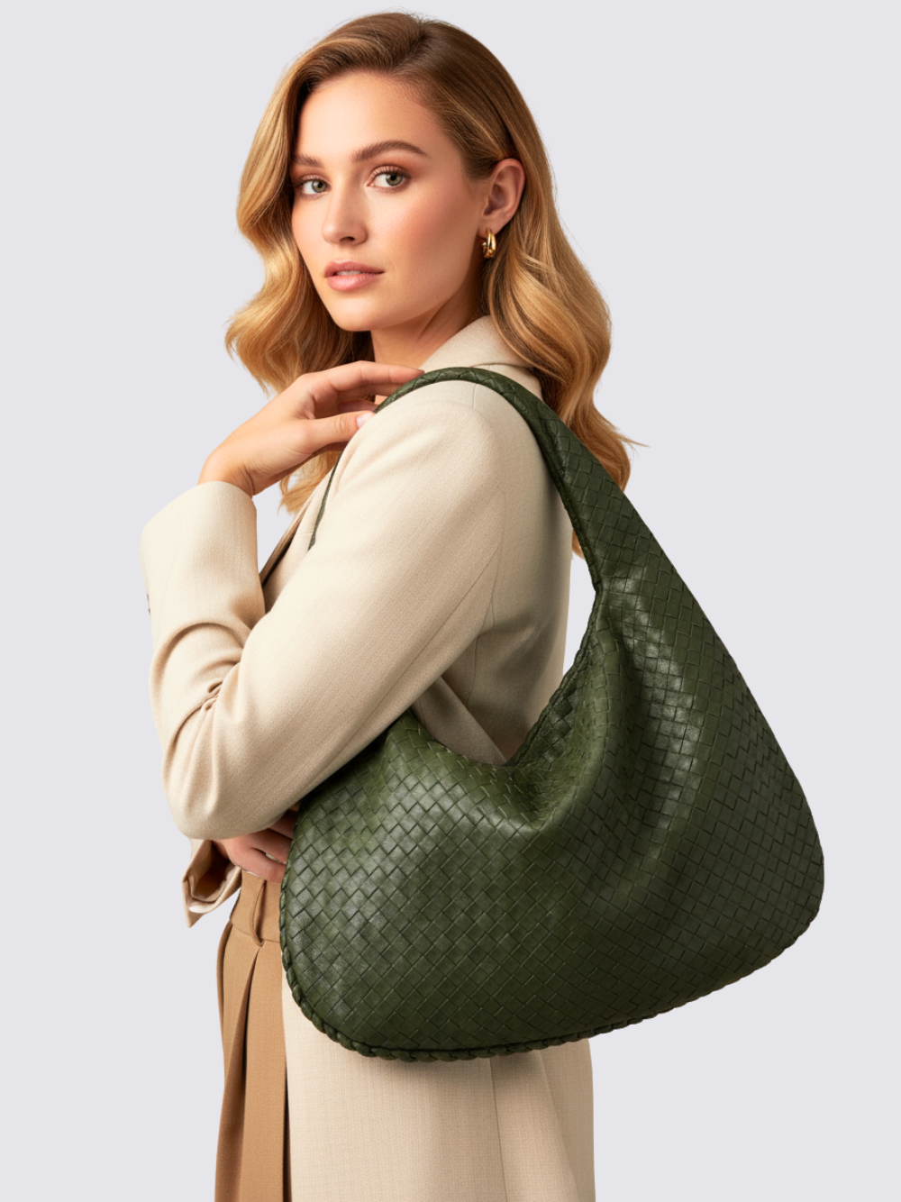 Borsa Media Bogota - Khaki