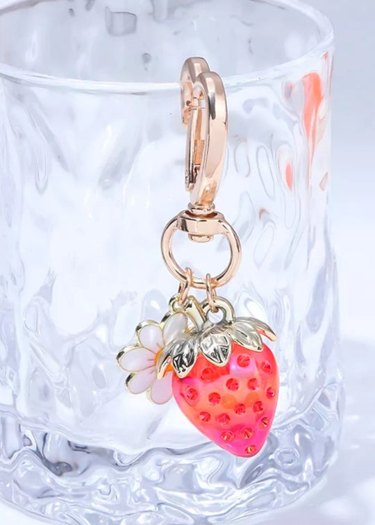 Ciondolo fragola e margherita