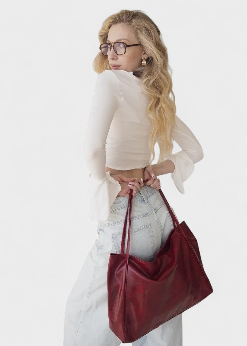 Dina - Borsa a mano in pelle