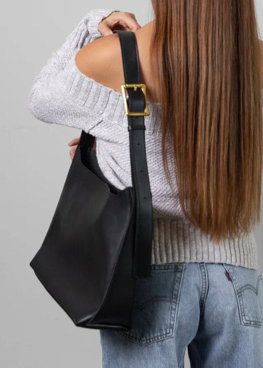 Borsa in pelle Julia + 1 pochette gratuita