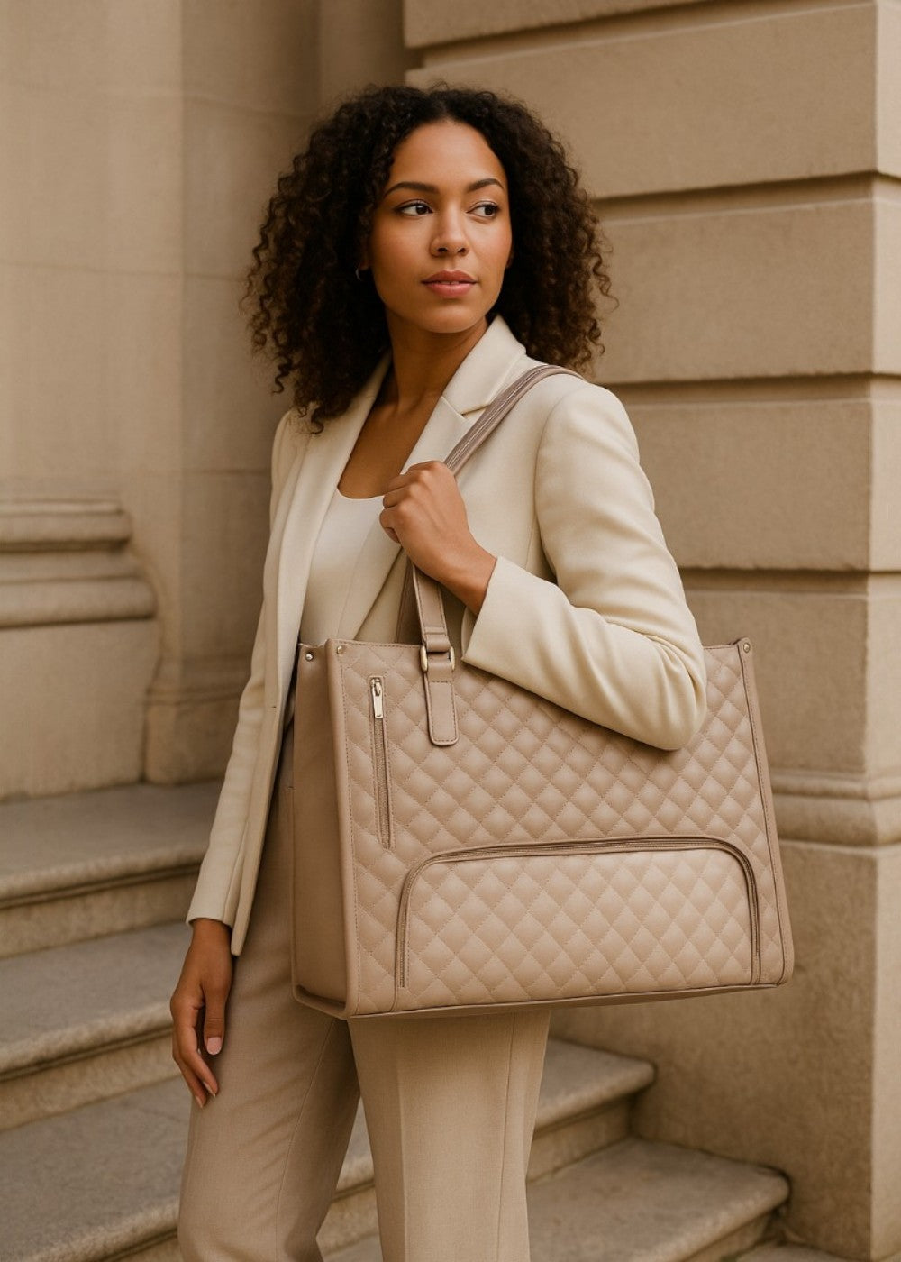 Borsa trapuntata 3-in-1