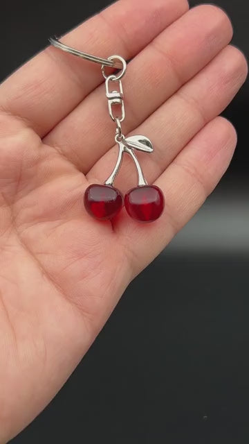 Ciondolo ciliegia rossa