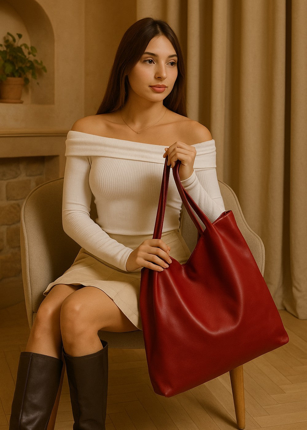 Borsa in pelle Felicia